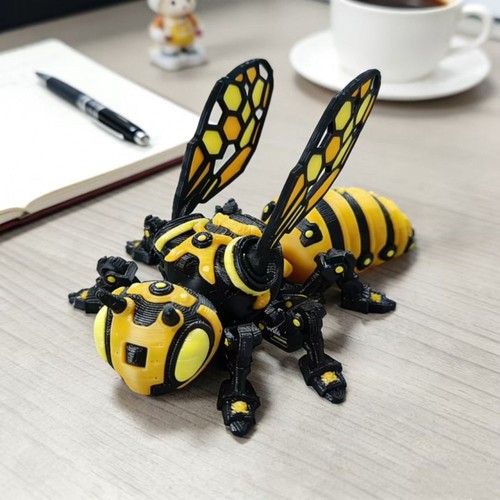Mechanical bee cyberpunk - bee,,
