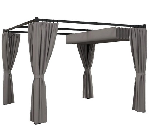 Pergola with retractable roof - pergola,