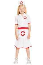 Children's Nurse Uniform Fancy Dress World Book Week Outfit for Girls Kids Kit