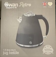 Swan SK19020BN - 1.5 Litre Jug Kettle 3KW Black