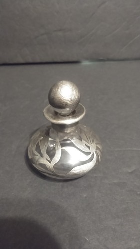 Antique 1800s silver overlay - 1800s,