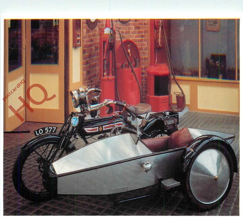 Picture postcard motorcycle - postcard:,