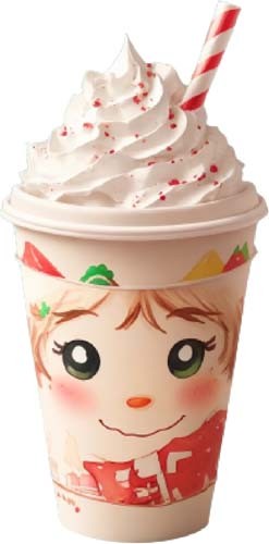 Colourful christmas icecream - christmas,