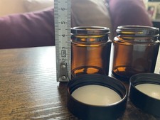 New Old Stock Brown  Glass