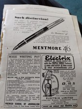Sk176  Ephemera 1950s Advert