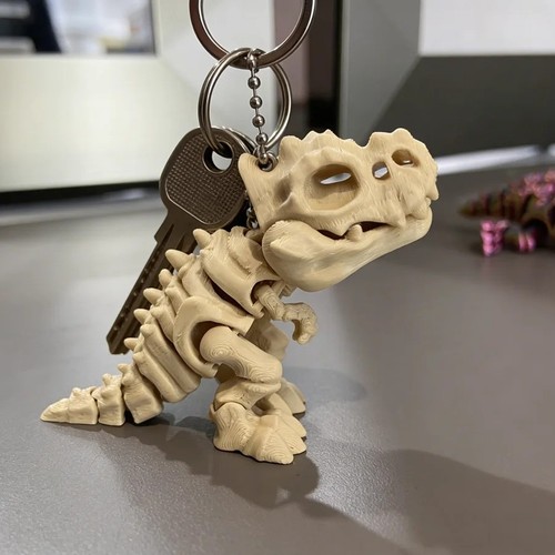 Printed rex skeleton - printed, t-rex