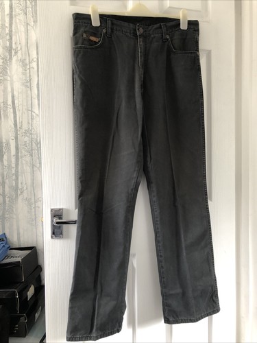 Mens black denim straight - -,