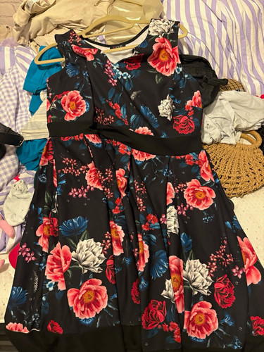 Yours fit flare floral - yours, &