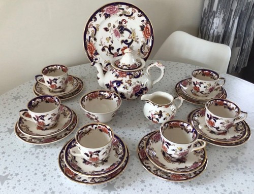 Mason mandalay blue teaset - mason's,