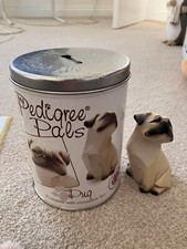 Pug Dog Arora Design My Pedigree Pals Pug Dog Figurine In Tin