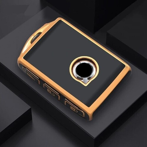 Gold car key cover - car, volvo