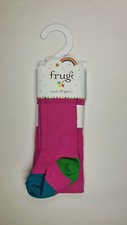 Frugi Tamsyn Tights, Organic Cotton Foxglove Pink