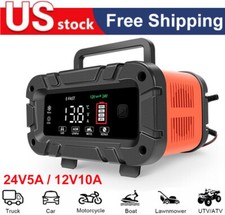 12V/24V Smart 10A Car Battery