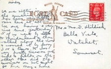 FAMILY HISTORY - POSTCARD - Mr & Mrs HILDICH - WATCHET BELLA VISTA SOMERSET