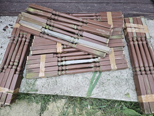 Natural pine spindle - natural,