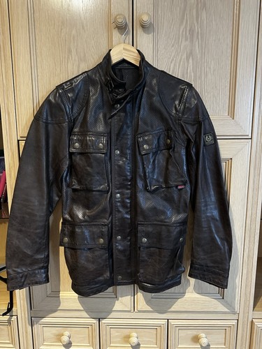 Rare belstaff brown perforated - rare,