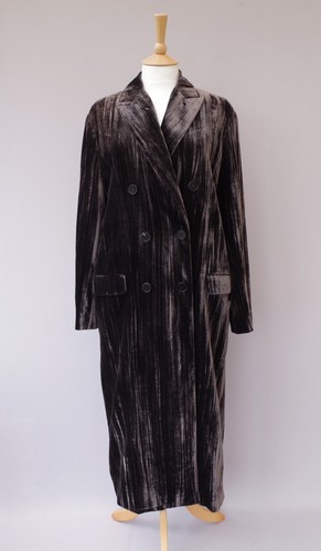Zara long charcoal - long, grey