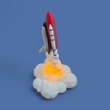 Rocket launch tea light - launch, holder