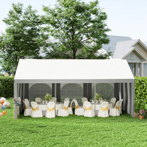 Galvanised gazebo party - galvanised,