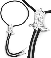 Cowboy Cowgirl Bootlace Tie