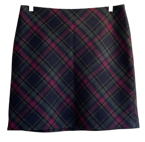 Talbots wool plaid skirt - talbots,