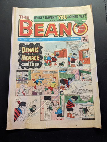 Beano comic 1954 - 1954, december
