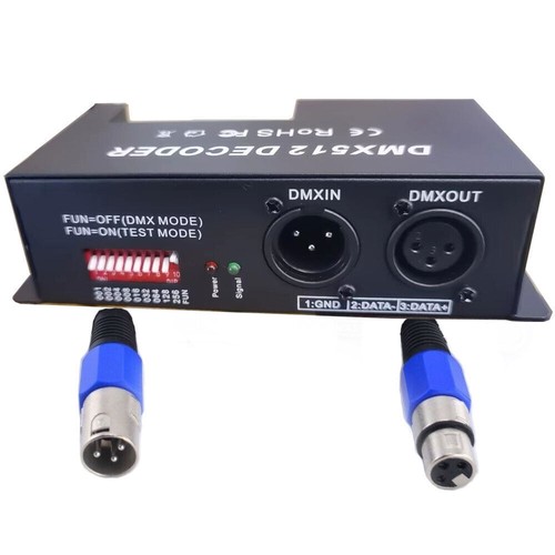 Dmx 512 decoder led digital - dmx,
