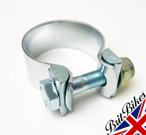 Style chrome exhaust clip - oe,