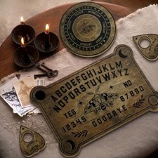 Wooden ouija spirit board - wooden,