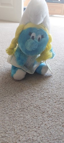 Vintage 1983 blue smurf - blue,