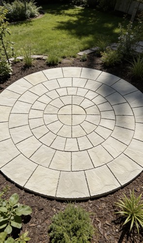 46m buff rotunda circle - buff,