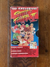 Vintage Street Fighter 2 Player's Guide VHS video Nintendo Magazine