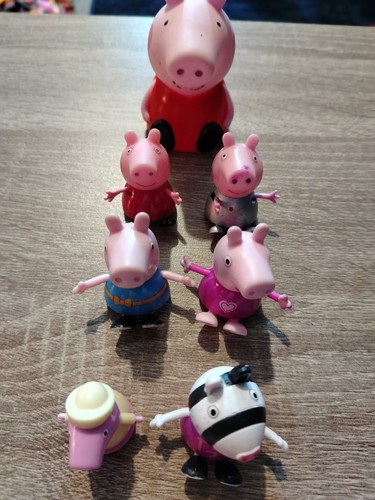 Peppa pig figures from - pig, various