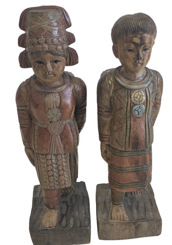 Vintage asian hill tribe - hill,