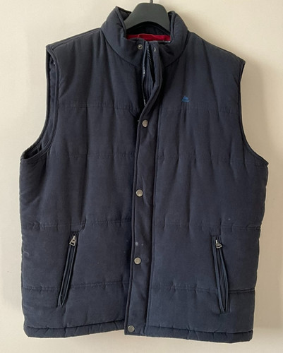 Men gilet dark navy - dark,