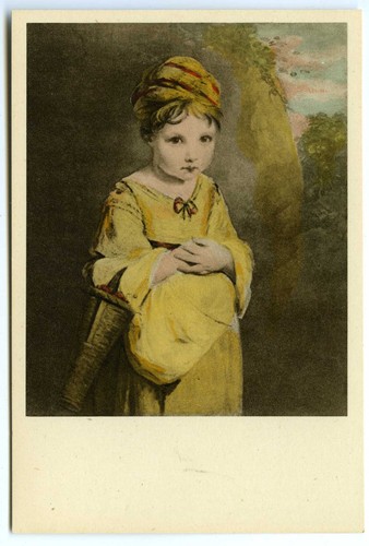 Fine art postcard oil - fine,