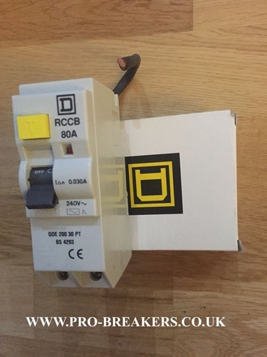 Square rcd amp 30ma - d,