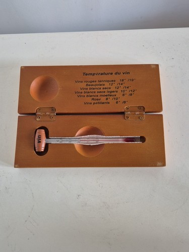 Vintage wine thermometer - vintage,