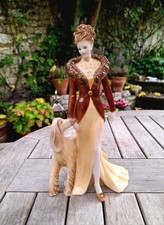 Exclusive Royal Worcester 'Francesca' with Afghan Hound Porcelain Figurine 1999