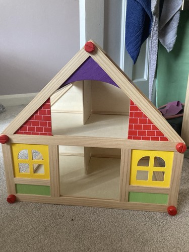 Wooden complete doll house - doll’s,
