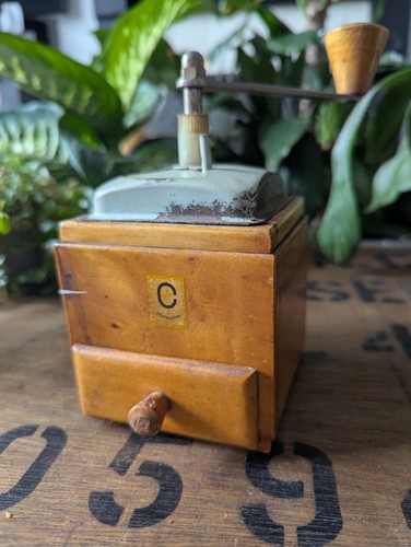 Vintage polish coffee grinder - polish,
