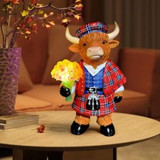 Scottish Cow Bouquet Lamp