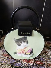 Gorgeous Rachael Hale 'Cute or What' Kittens Vanity or Make up Case / Bag VGood