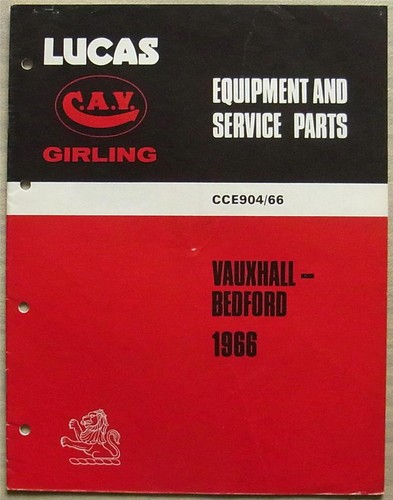 Lucas vauxhall bedford - &,