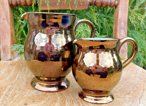 Antique copper lustre - copper,