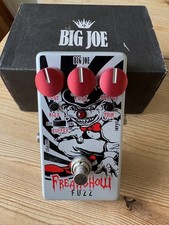 Big Joe Stompbox Freakshow Fuzz Guitar Effects Pedal Pre-owned w/ Box Silicon 