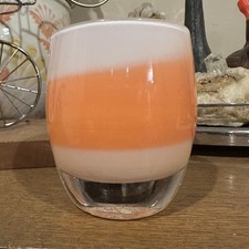Glassy Baby Creamsicle Glass