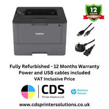 Brother HL-L5000D A4 Mono Laser - Duplex USB & Parallel With New Drum & Toner