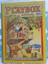 PLAYBOX Annual 1955. Children's Illustrated Hardback. Amalgamated Press