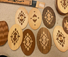 Inlay Marquetry panel antique